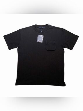 Louis Vuitton Black Short Sleeve Pocket Tee